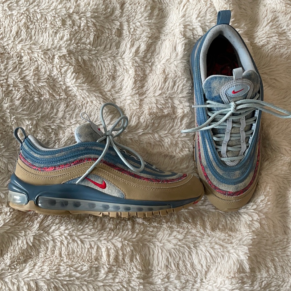 Nike Air Max 97 (GS)Parachute beige/University Red